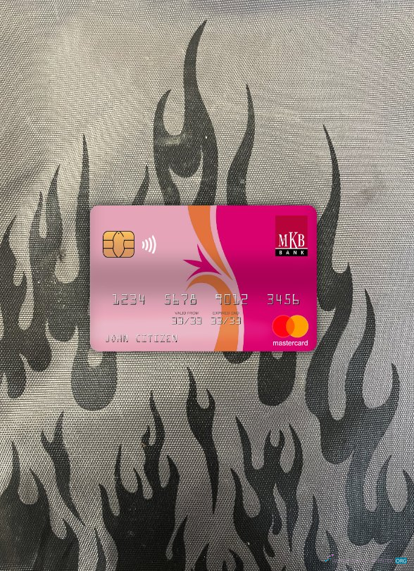 Download Hungary MKB bank mastercard photolook front Photoshop template